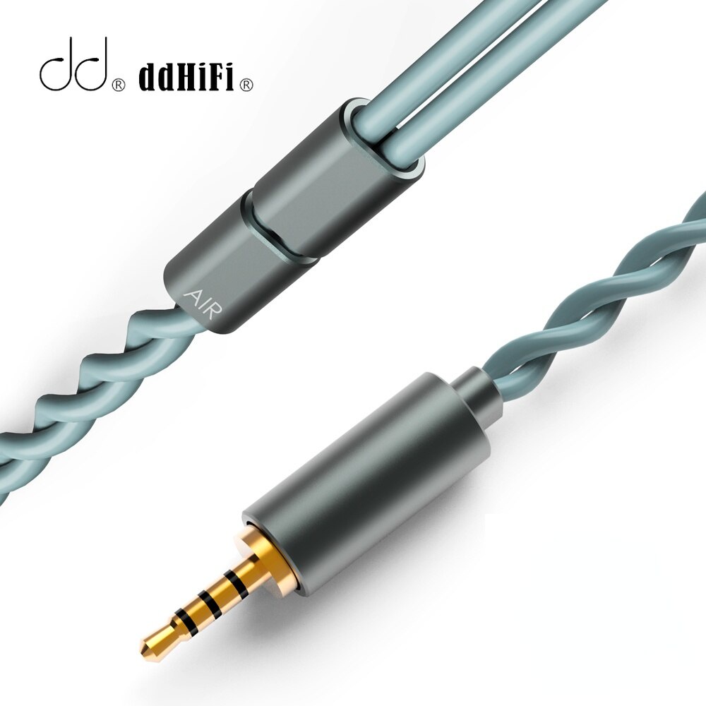 DD ddHiFi BC120A (Forest) Air Series Earphone Cable with High Purity 6N OCC, 2.5mm Balanced Plug and MMCX/2Pin 0.78 Connector