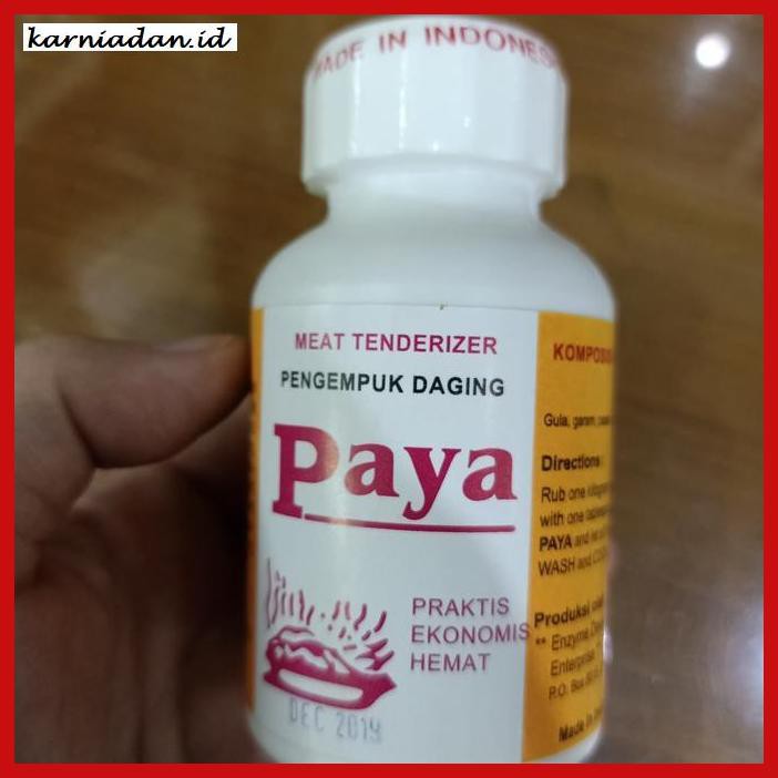 

gnidderdsaus- paya pengempuk daging/ meat tenderizer/ daun pepaya 70 gr -asliiiiii.