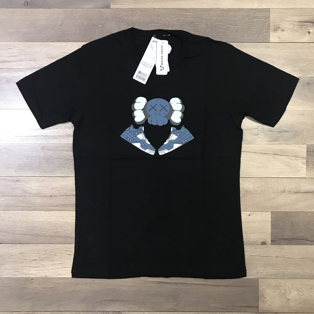 KAOS UNIQLO x KAWS (SUMMER UT GRAPHIC BLACK) - 100% COTTON - TERLARIS-SUMMER UT X JORDAN