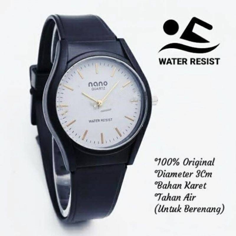 JAM TANGAN TAHAN AIR PRIA/WANITA (NANO)