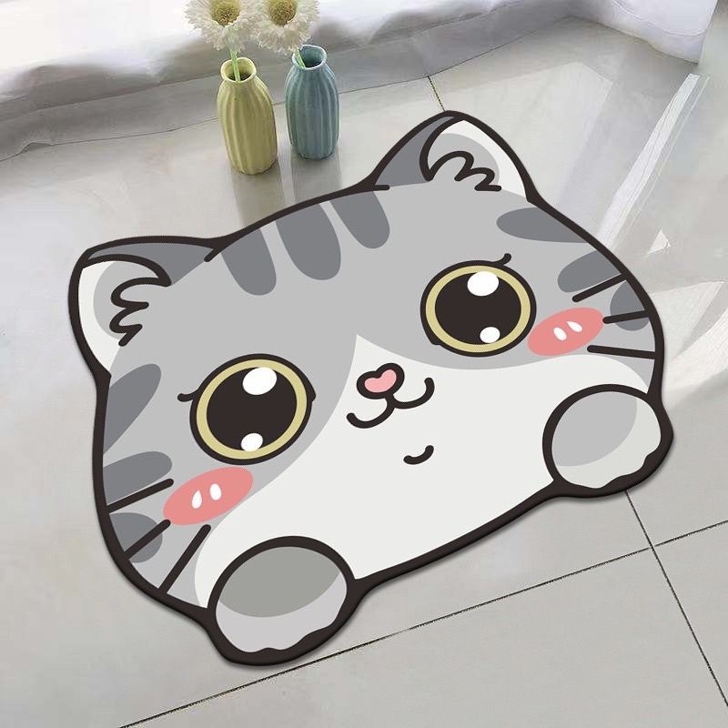 KESET KAKI ANTI SLIP ESTETIK KARAKTER LUCU HOME DECOR KAWAII 40x60cm