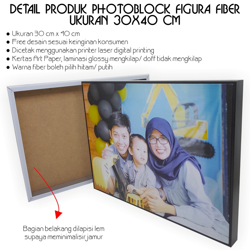 PHOTOBLOCK FIGURA FIBER 30 X 40