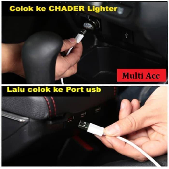 Armrest Box USB 7 Console Avanza Xenia Khusus 2018 - Sekarang ORIGINAL