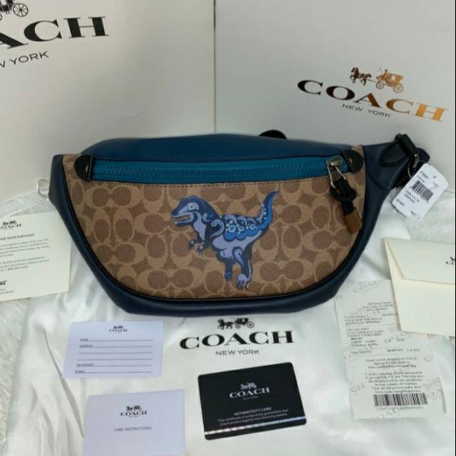 Waistbag coach x Dino blue