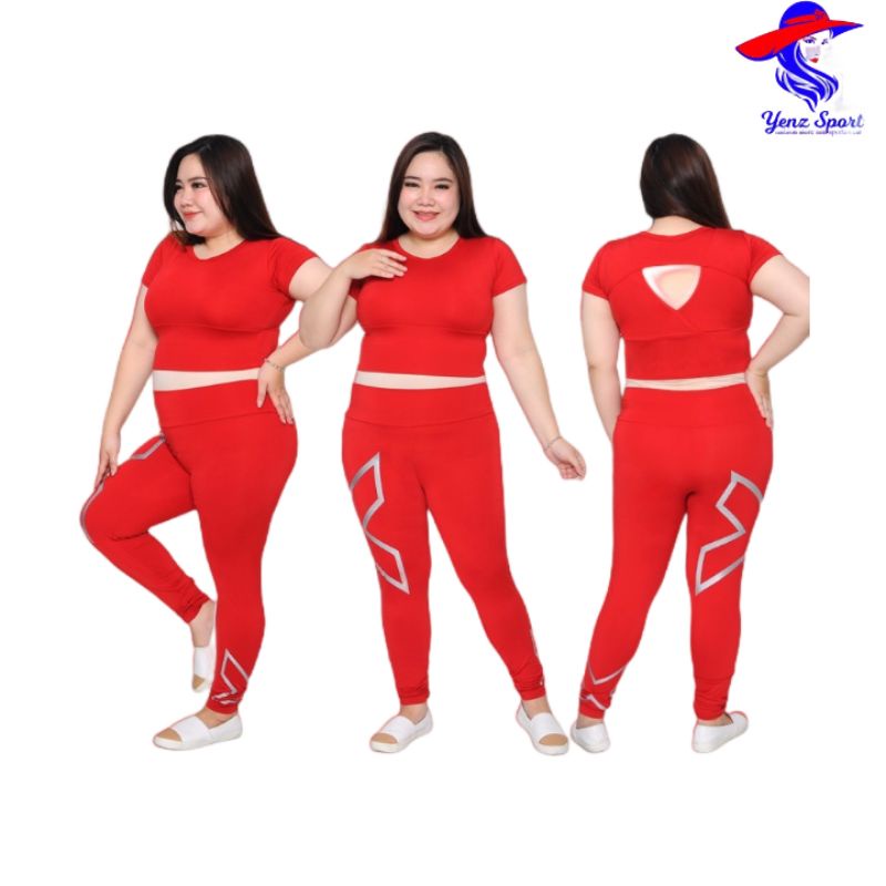 SETELAN BAJU SENAM AEROBIC SET CROP SEXY JUMBO BAJU ZUMBA YOGA FITNES GYM