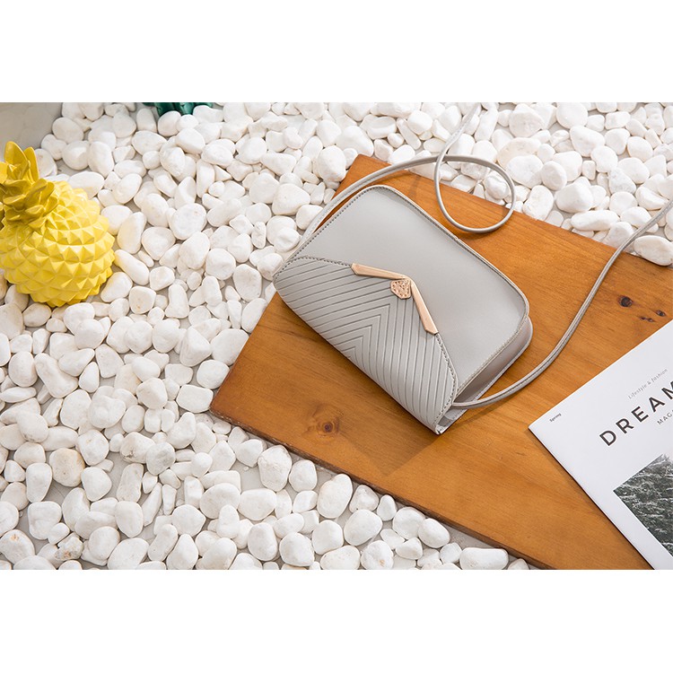 Tas Selempang Wanita Tas Slempang Wanita Korea PU Leather Multifungsi Murah Tas Bahu Shoulder Bag Hand Bag Wanita Cewek Fashion Elegan Simple Model Terbaru Kulit korea tas selempang wanita kekinian Azgalery T43