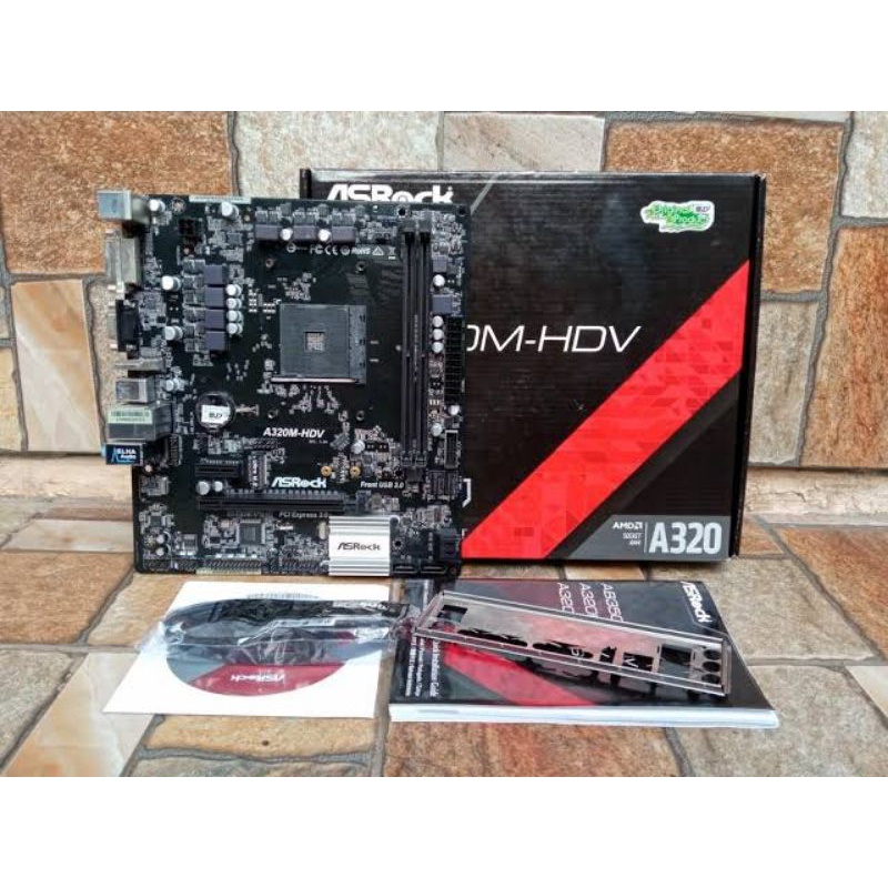 ASROCK A320M-HDV AM4 AMD PROMONTORY A320 SECOND