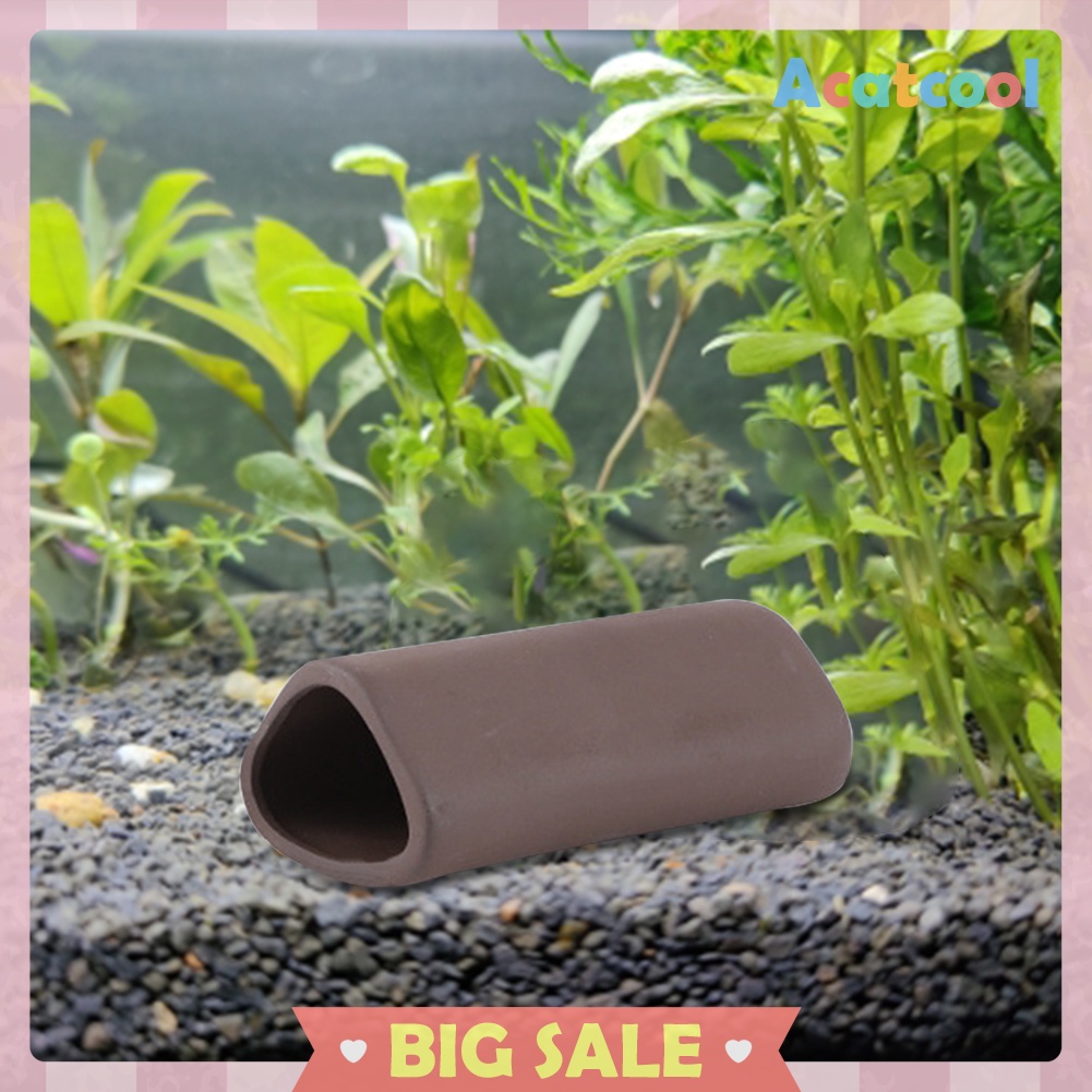 Fish Tank Crystal Shrimp Shelter Special Shaped Ceramic Pot Breeding Cave