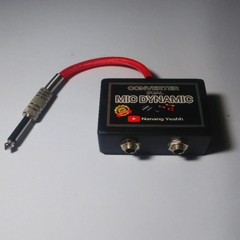 CONVERTER PARAREL VOCAL 2 MIC DYNAMIC