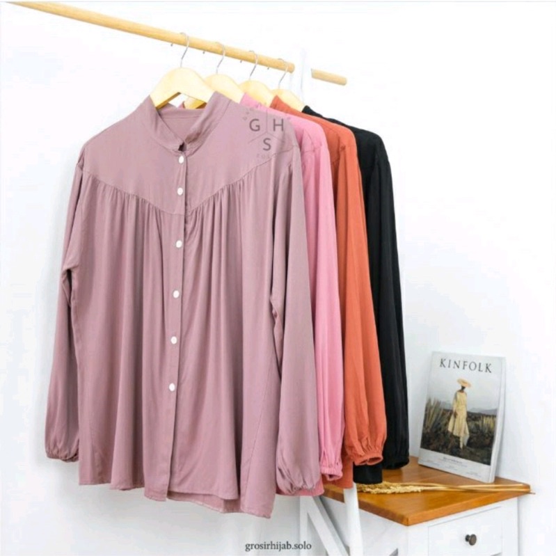 RAKKI BLOUSE RAYON TWILL