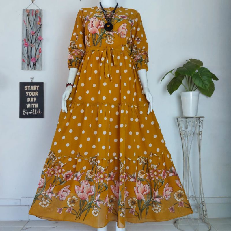 Gamis ceruty umpak terbaru