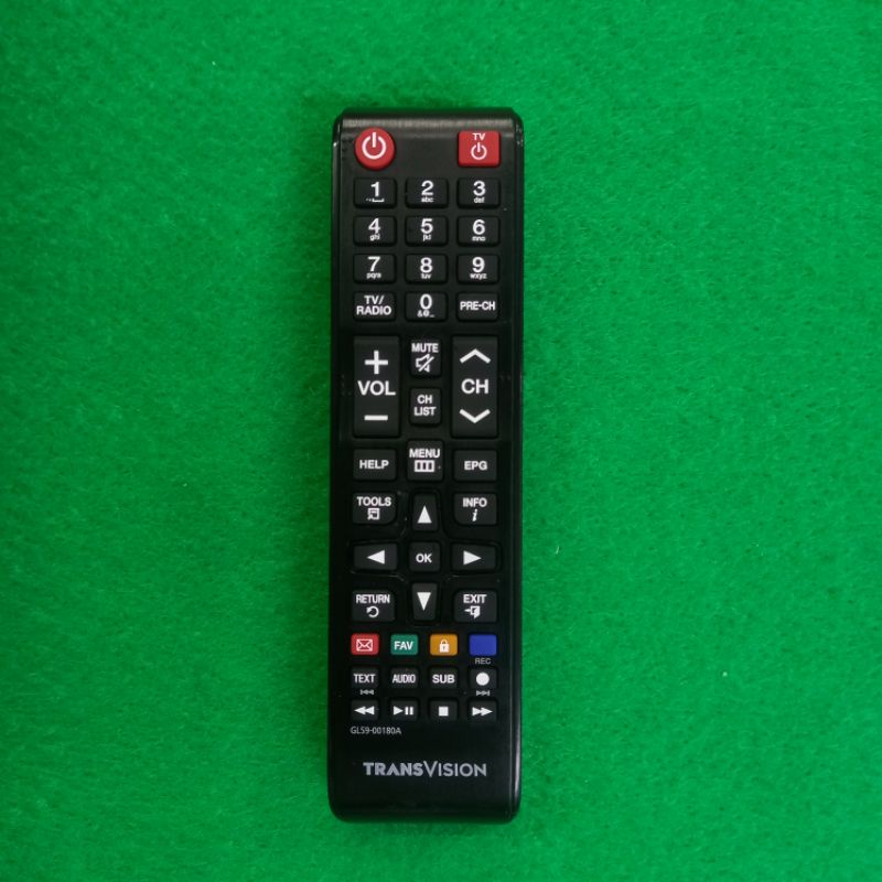 Remote TV TRANSVISION Original Asli . GL59 - 00180A .