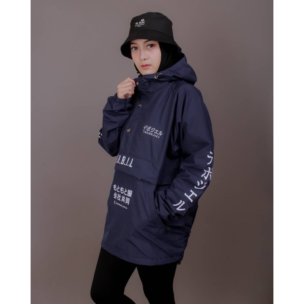 Jaket Parasut Wanita Pria Jepang Cagoule Windbreaker THBJL Waterproof Original Distro The Bojiel