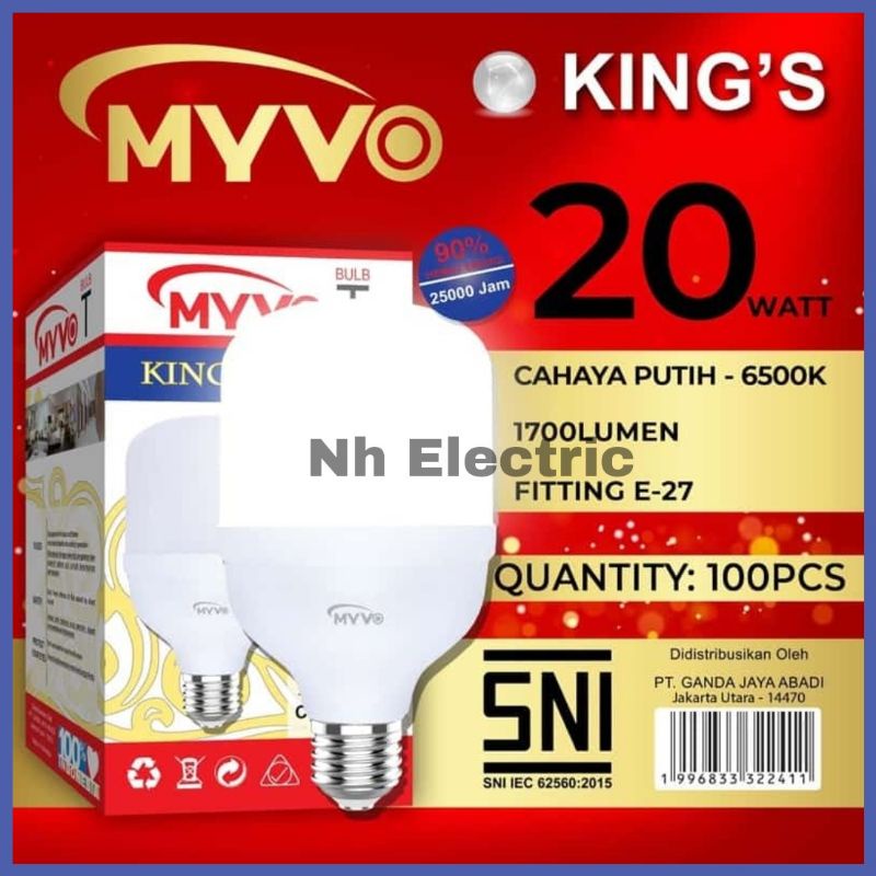 Lampu Led Myvo King 20 Watt - Led 20w Myvo King - Led Capsul 20w Myvo King