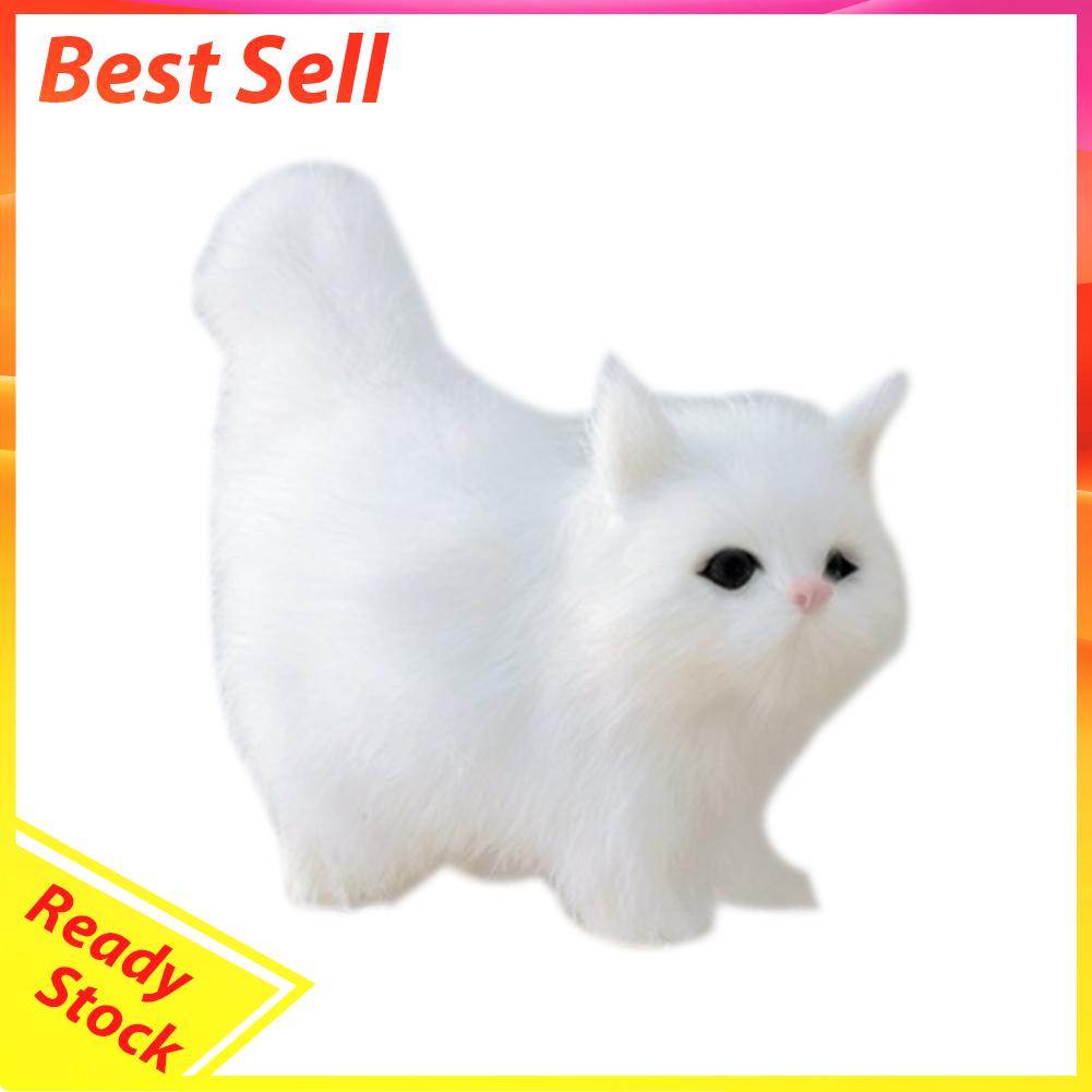 Mainan Boneka Stuffed Plush Simulasi Kucing Untuk Hadiah Anak