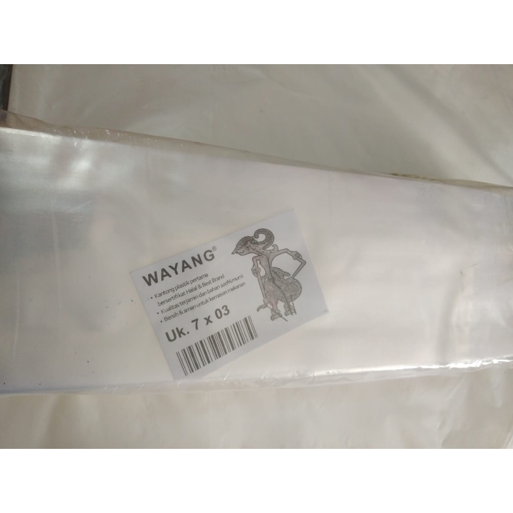 Plastik PP Roll Wayang (4 cm s/d 15 cm)