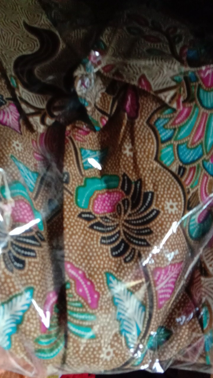 ( Gamis Jumbo ) Batik Couple Keluarga Sania Ruffle Ori Ndoro Jowi Dnt Motif Merak Tosca