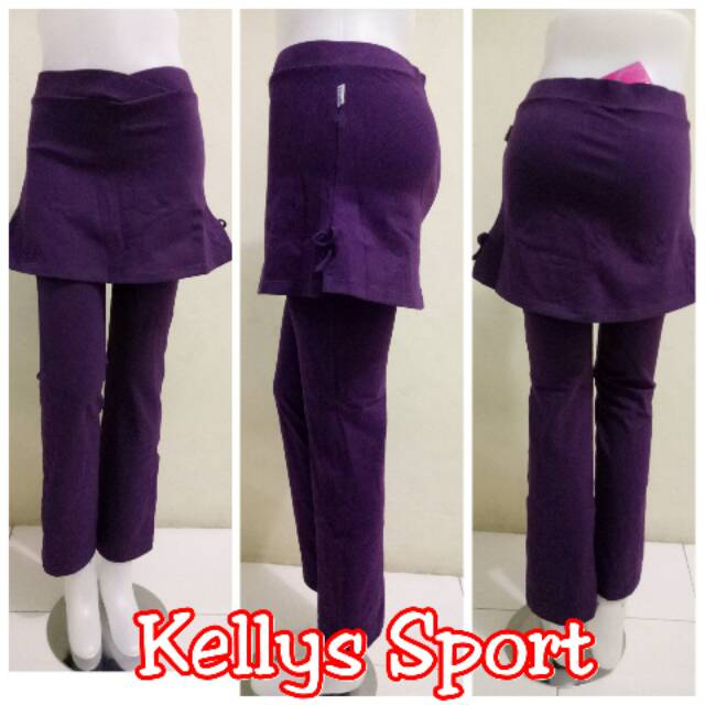 CELANA SENAM ROK  UNGU TERONG