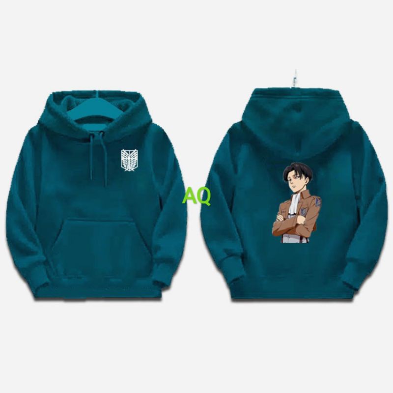 JAKET HOODIE ANAK ATTACK ON TITAN LEVI ACKERMAN