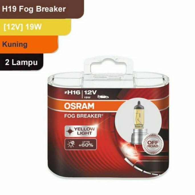LAMPU FOGLAMP AGYA H16 YELLOW 12V 19W / LAMPU KABUT YELLOW alcom41
