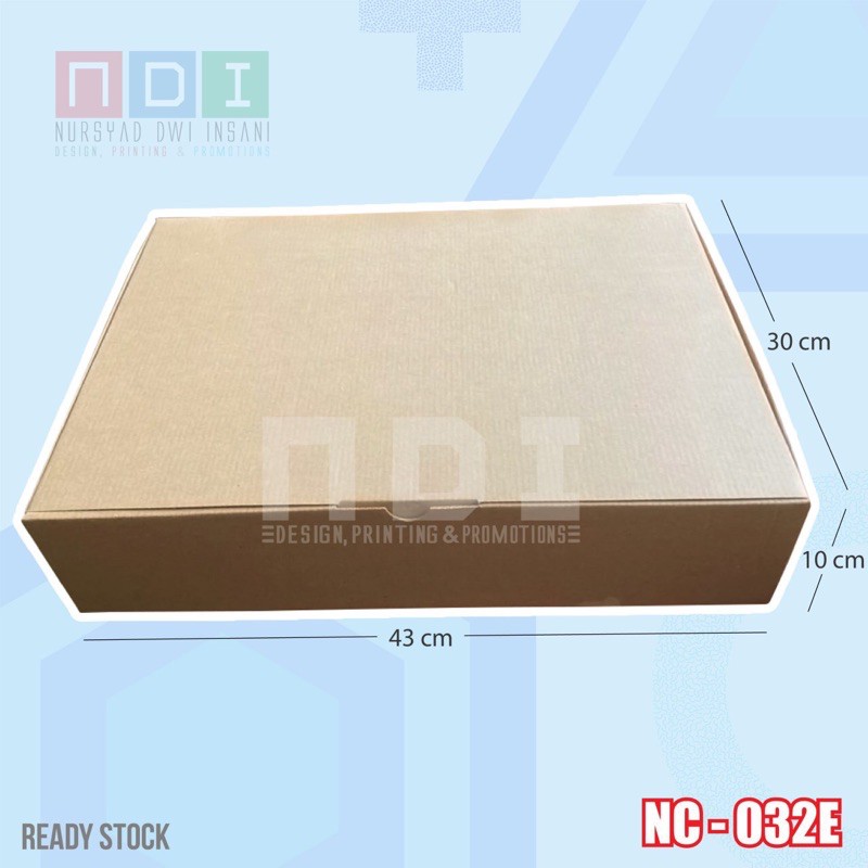 

DUS BOX CORRUGATED SERBAGUNA 1 PAK (ISI 20pcs) Uk. 43x30x10cm