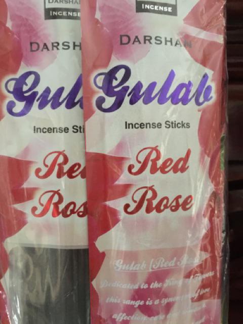 Dupa Hio Red Rose Pounch Isi 50 Batang By Darshan Life India