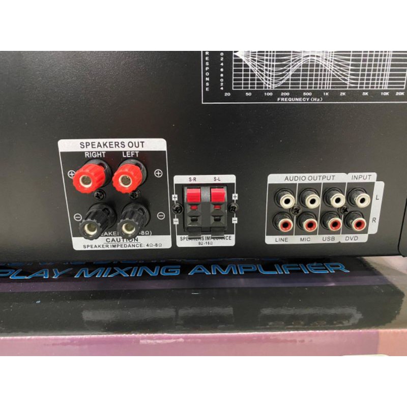 power mixer 5 channel blackspider ka1748 Bluetooth usb equalizer