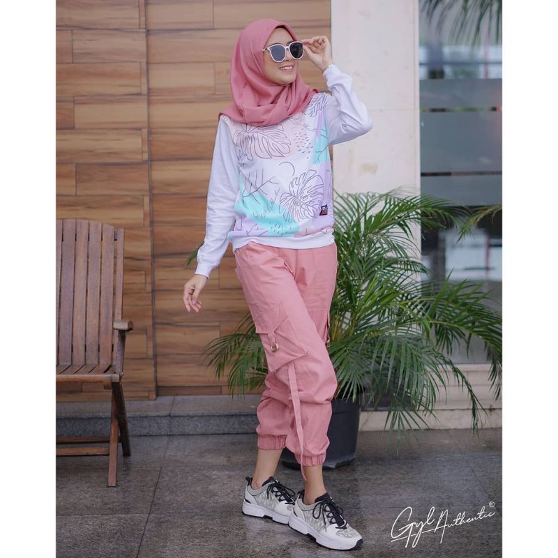 Celana wanita cargo Murah / Bawahan Stylish Jogger Cewek Modis Kekinian BISA BAYAR DITEMPAT(COD)