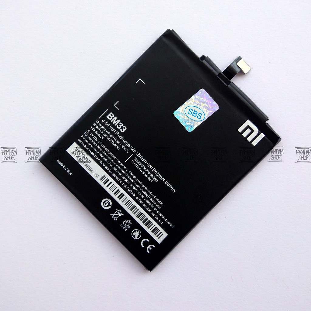 Baterai XiaoMi BM33 Mi4i Mi 4i Original OEM | Battery Batrai Batre BM 33 Xiao Mi HP