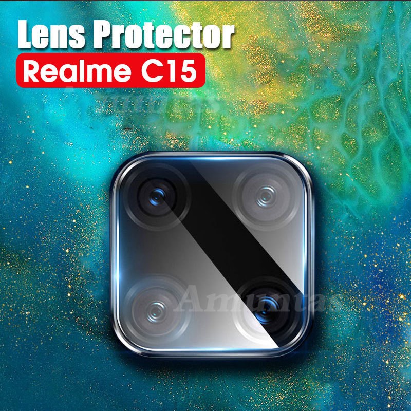 Lens Protector Glass For Realme C15 Camera Screen Protective Tempered Glass Film For OPPO Realme C15