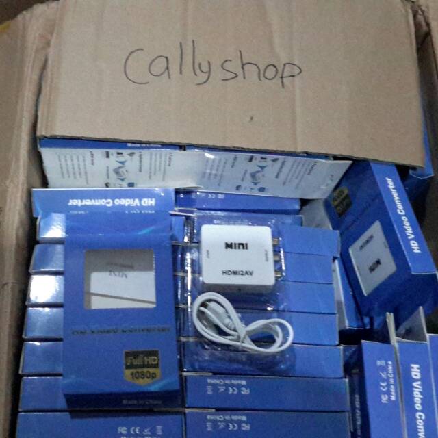 HDMI TO AV RCA Converter Adapter -Converter Hdmi To AV RCA