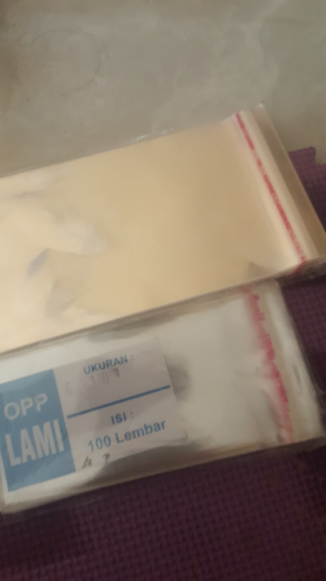 Plastik Opp Seal /plastik Lem Buat Sosis Basah Dan Goreng(bisa Masuk)