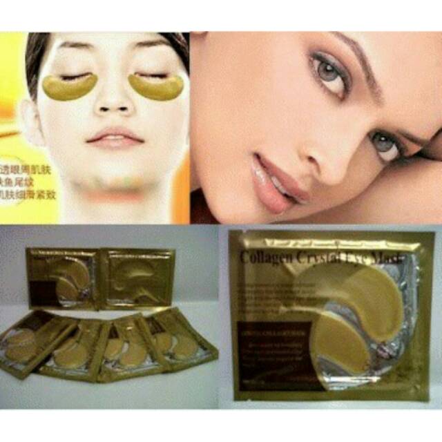 Jual GOLD EYE CRYSTAL COLLAGEN MASK masker kantung mata Shopee Indonesia