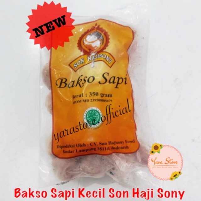 

Bakso Sapi Son Haji Sony KECIL