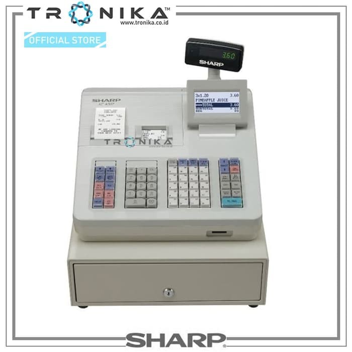 Jual  Mesin Kasir SHARP XE-A307 (Bisa Koneksi ke barcode Scanner)  Murah