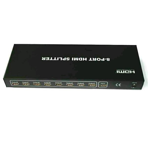 multimedia spliter 8 ports spliter multimedia 1 to 8