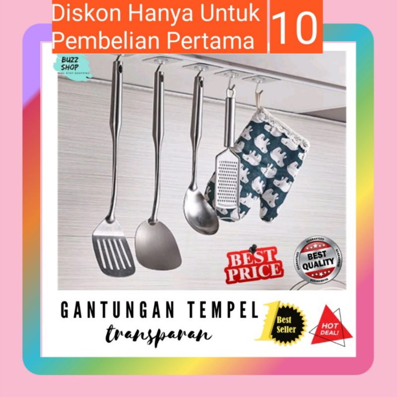 Nubbs -COD HL0058 ORI GANTUNGAN MULTIFUNGSI IMPORT BAHAN BESI TEMPEL TRANSPARAN / STRONG HANGER BAJU