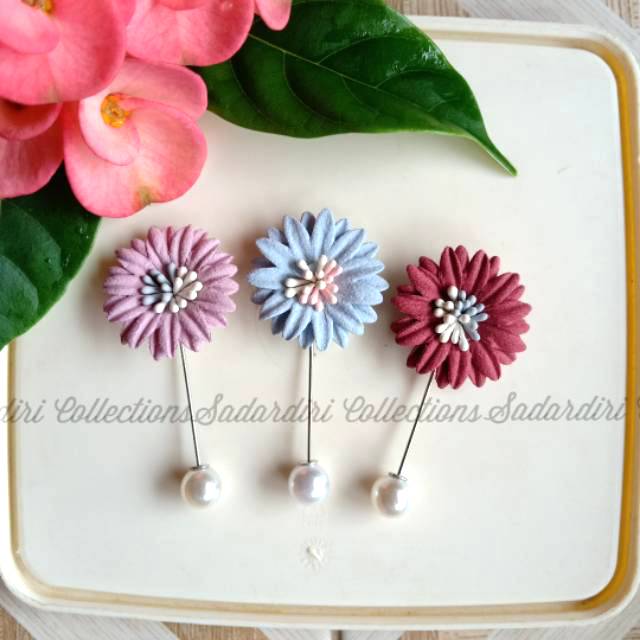 TUSPIN BUNGA SUEDE / TUSPIN JILBAB / TUSPIN MUTIARA / BAHAN TUSPIN / TUTUP TUSPIN / GROSIR TUSPIN