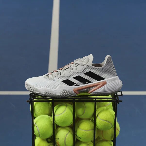 Sepatu Tenis Tennis Adidas Barricade 2021 W White Silver Blush Original