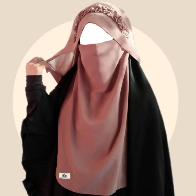 Niqab butterfly kriwil/Niqab Veil Cerruty baby doll