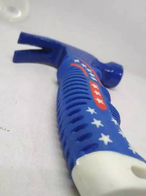 Palu Kambing Claw Hammer pendek cebol Gagang Karet motif amerika