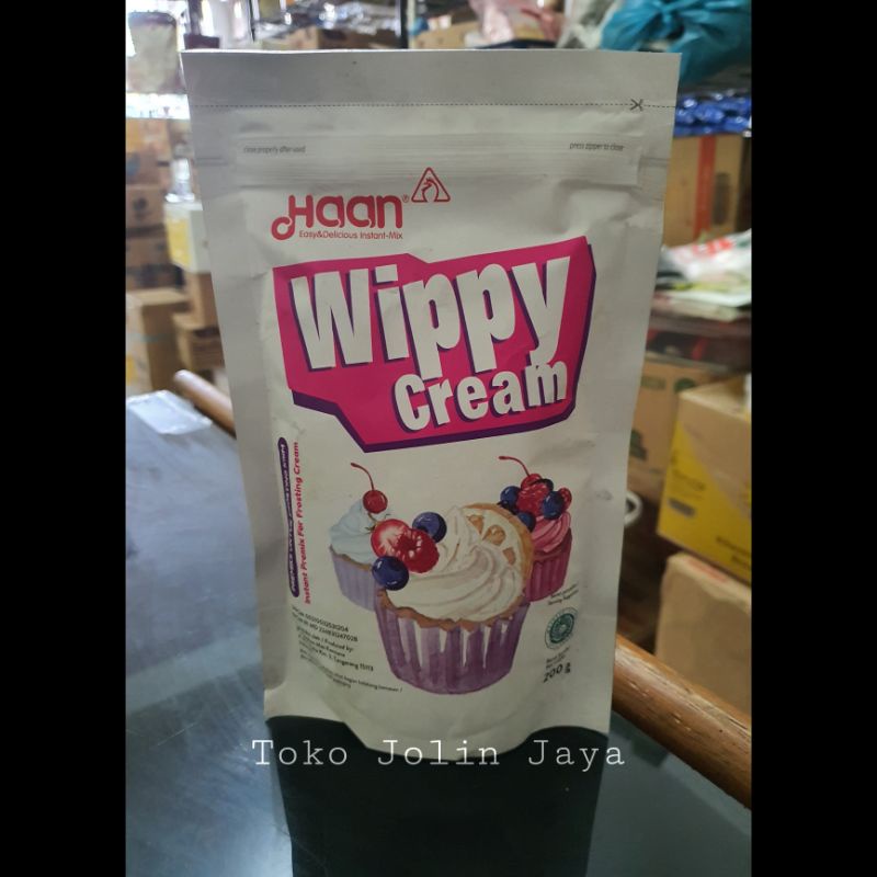 

200g Haan wippy cream pouch / whipping cream bubuk instant