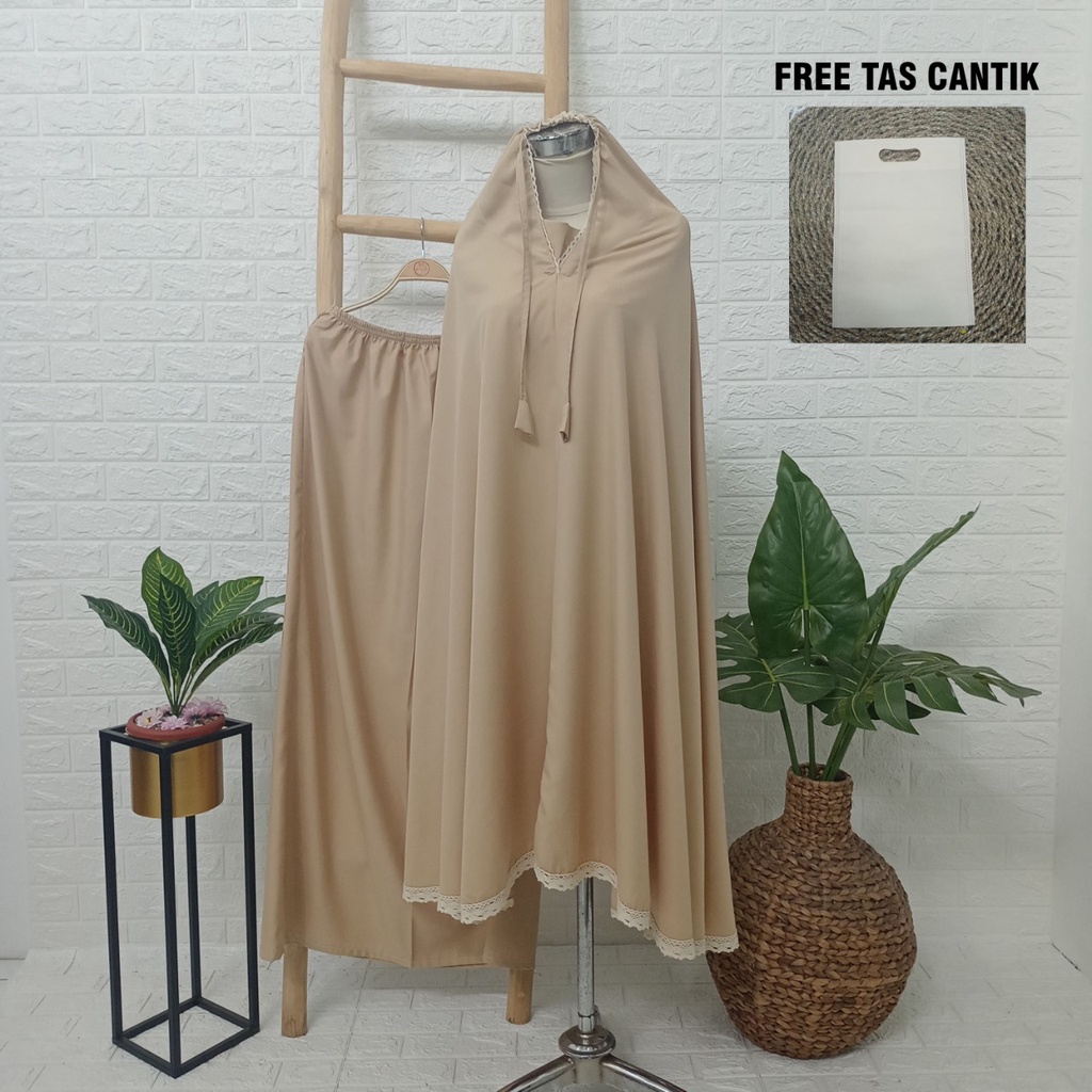 Mukena Terbaru Katun Renda - Mukena Terbaru Murah - Mukena Kekinian Renda - Mukena Murah Cantik Bisa COD!