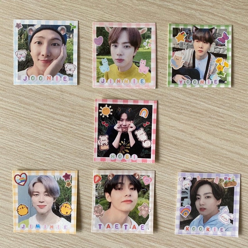 

BTS STICKER SET DECO AESTHETIC | LIFE GOES ON