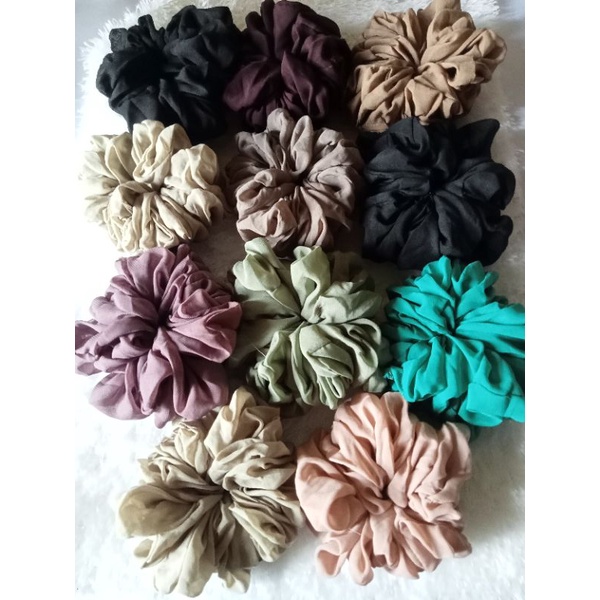 SRUNCHIE/CEPOLAN HIJAB/MEDAN/BINJAI/STABAT/CEPOLAN JUMBO/