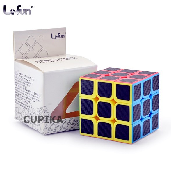 Rubik 3x3 Lefung Carbon Speed Yj Yongjun