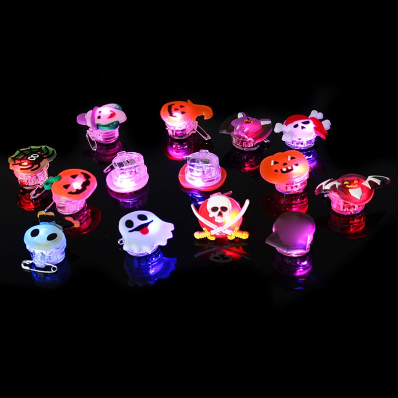 Bros Pin Dengan Lampu LED Untuk Dekorasi Halloween