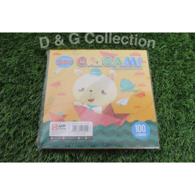 

KERTAS LIPAT / KERTAS ORIGAMI 100 LEMBAR BESAR SIDU