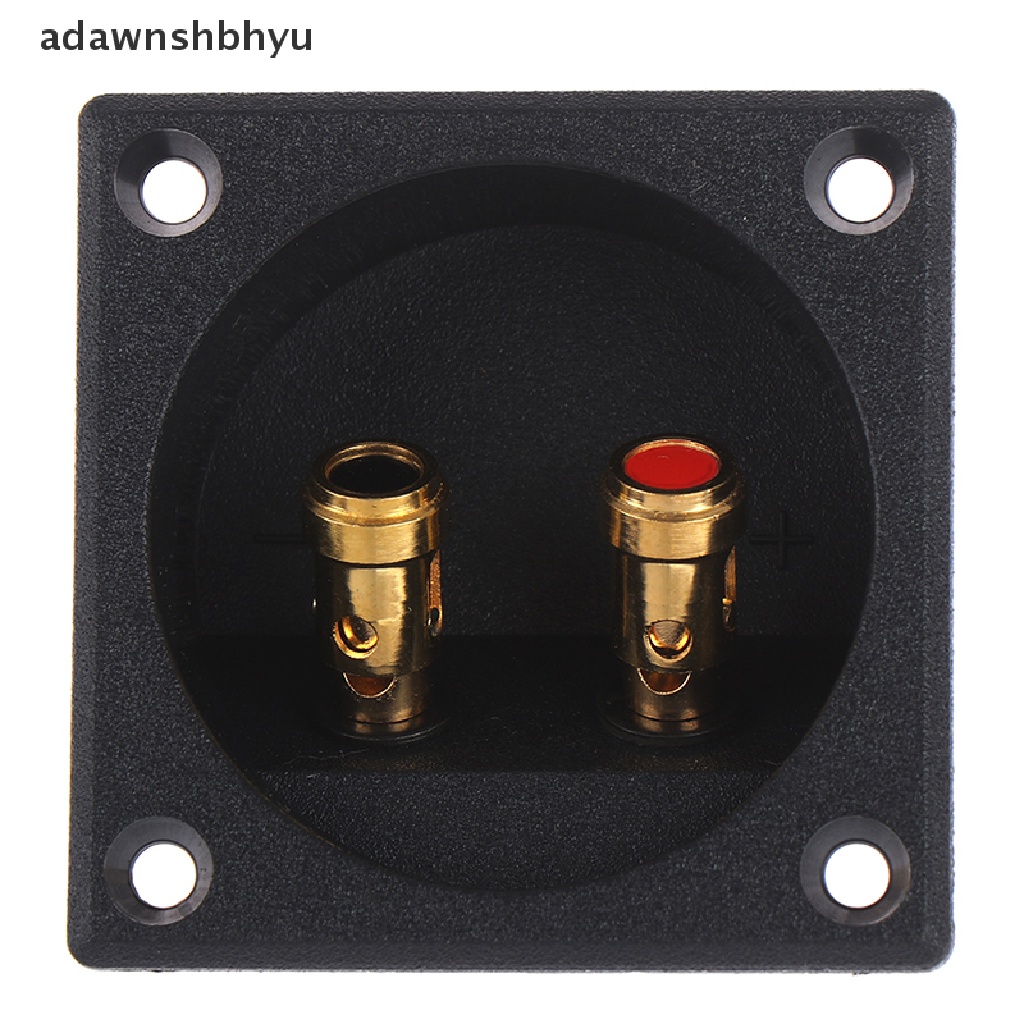 Adawnshbhyu 1Pc Steker Subwoofer Cup Bulat 50mm Konektor Terminal Kotak Speaker Stereo Mobil