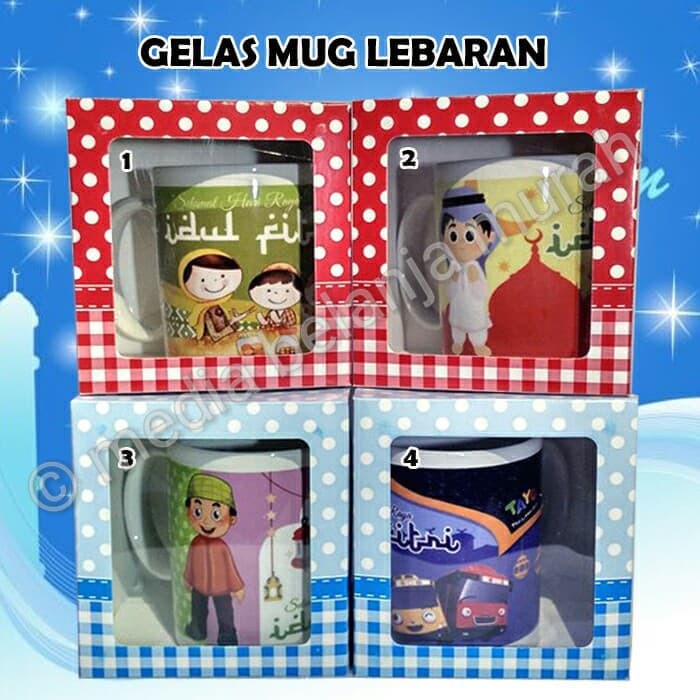 

Grosir GELAS MUG LEBARAN DENGAN KARDUS SOUVENIR UNIK MURAH LEBARAN